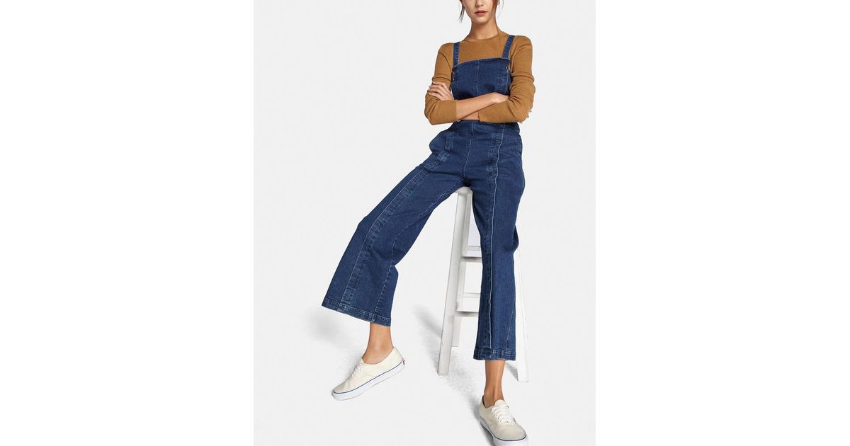 apiece apart carmen denim overall
