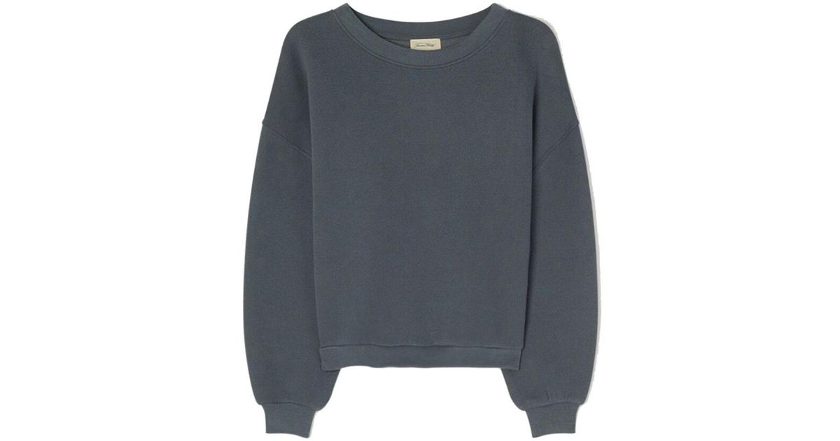 American Vintage Cotton Ikatown Sweatshirt in Blue - Lyst