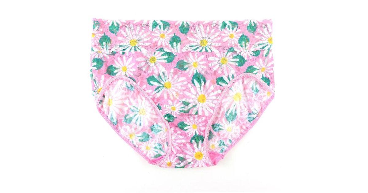 Hanky Panky Printed Signature Lace French Brief in Pink Lyst