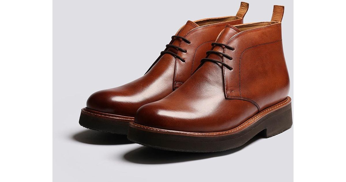 Grenson Clement Chukka Boots in Brown for Men | Lyst