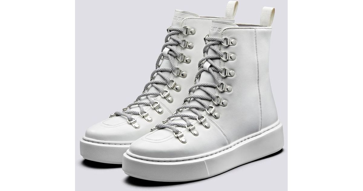 grenson white boots