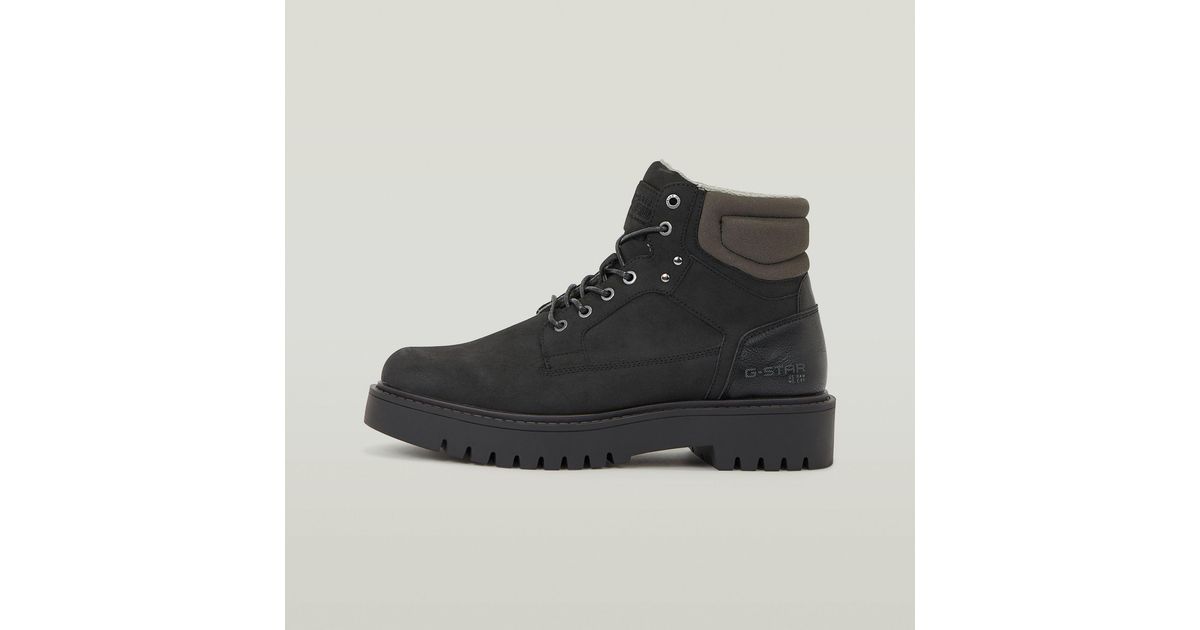 G-Star Raw Patton Black Lace Up Combat Boot Chukkas Leather Mens 13 G-Star Raw Boots Men 13 Black Patton III Combat Cargo  main image 2