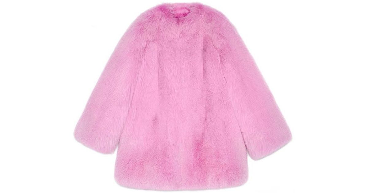 gucci pink coat