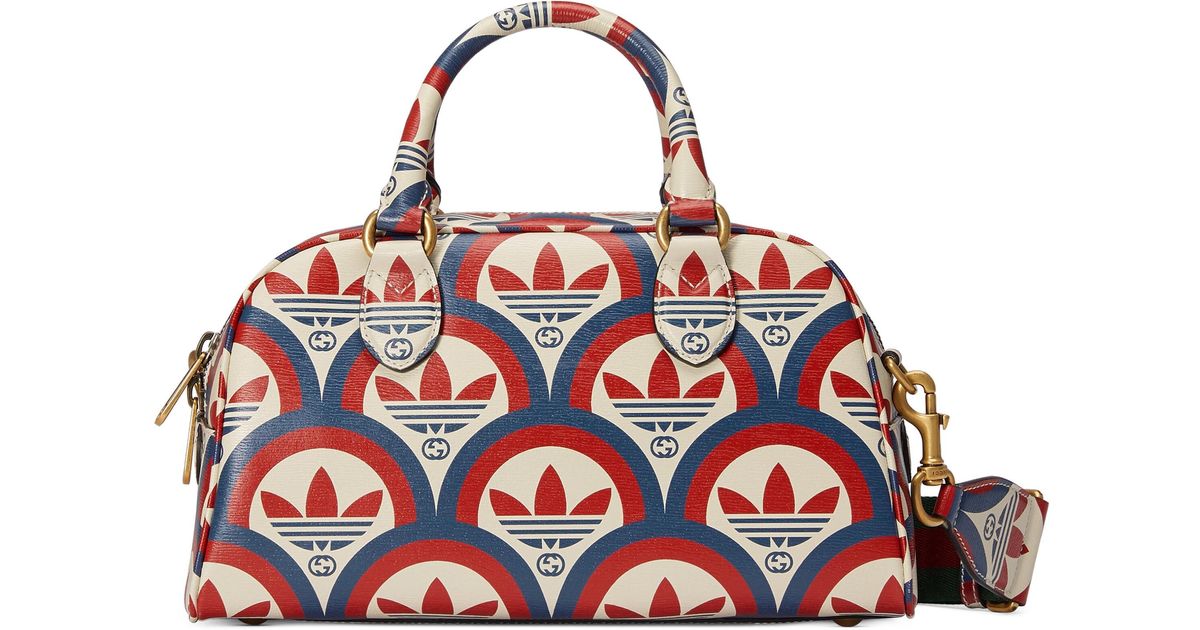 Gucci Adidas X Mini Duffle Bag in Red for Men Lyst