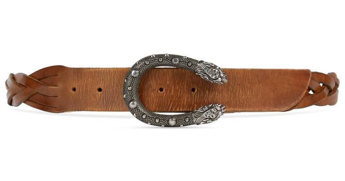 gucci tiger head belt