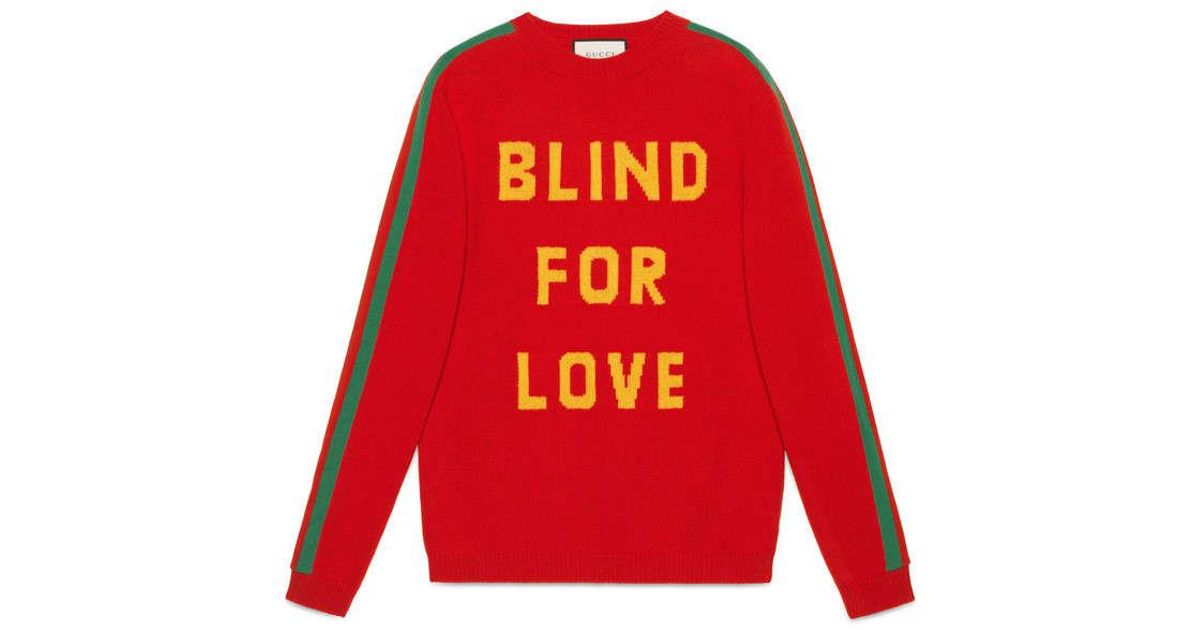 blind for love sweater