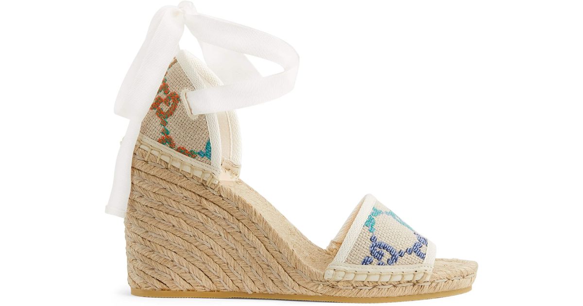 Gucci Platform Espadrilles Lyst