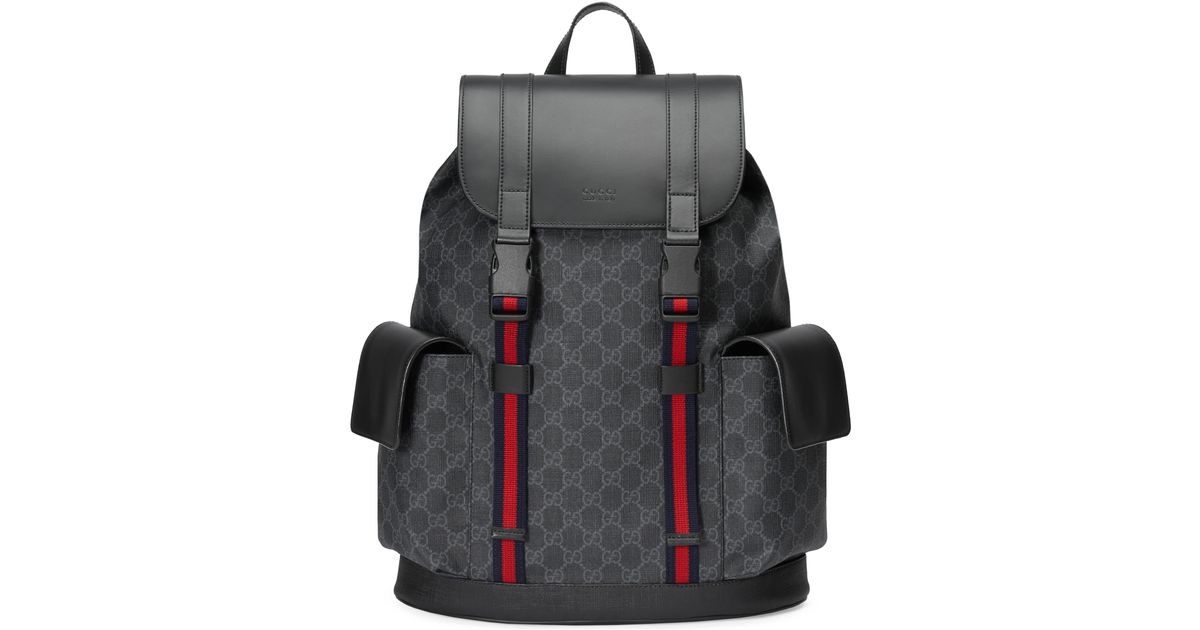 ZainoGucci in Tela da Uomo colore Nero - 6% di sconto | Lyst