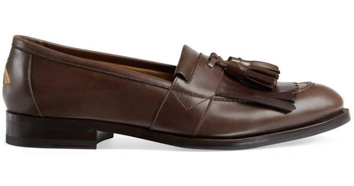 gucci fringe loafer
