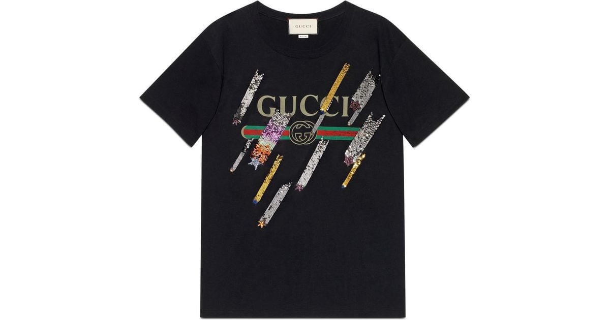 gucci shooting stars t shirt