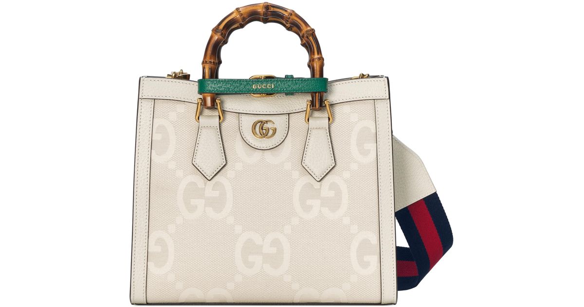 Gucci Diana Small Jumbo gg Tote Bag in White | Lyst Australia
