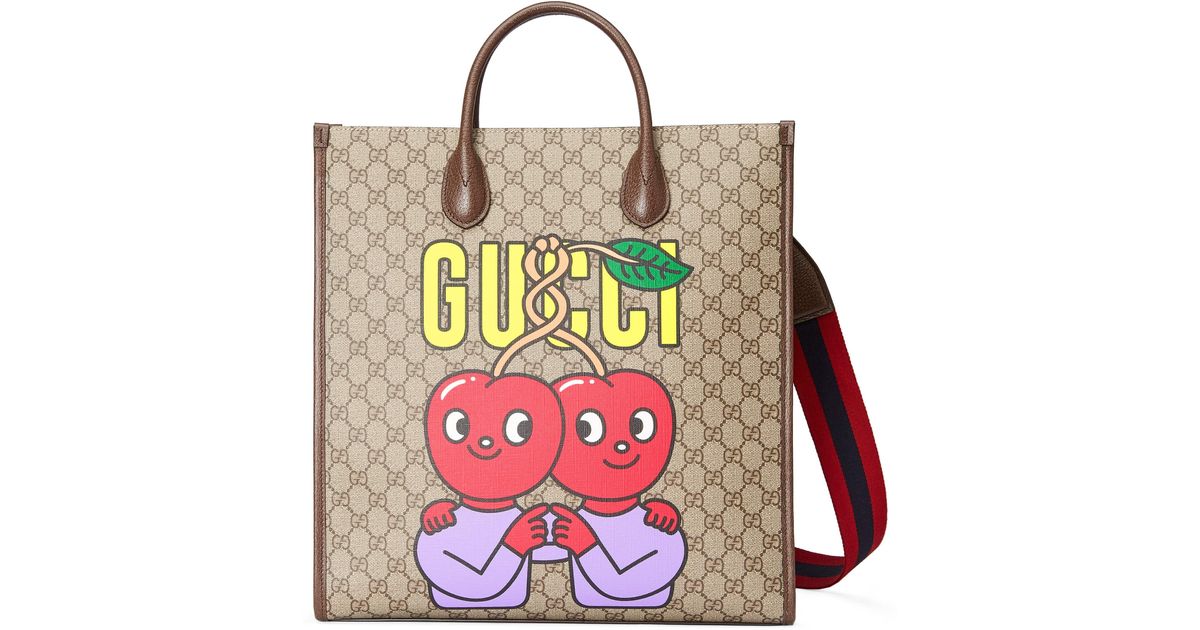 Gucci cherry line discount tote