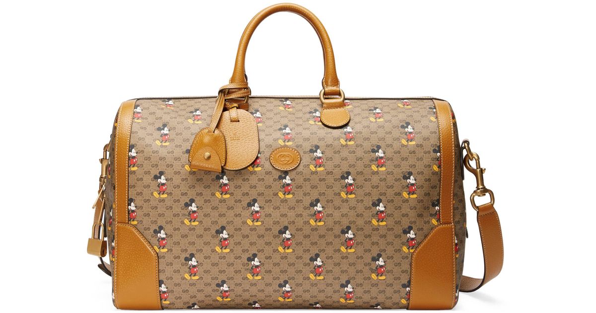 gucci disney duffle bag