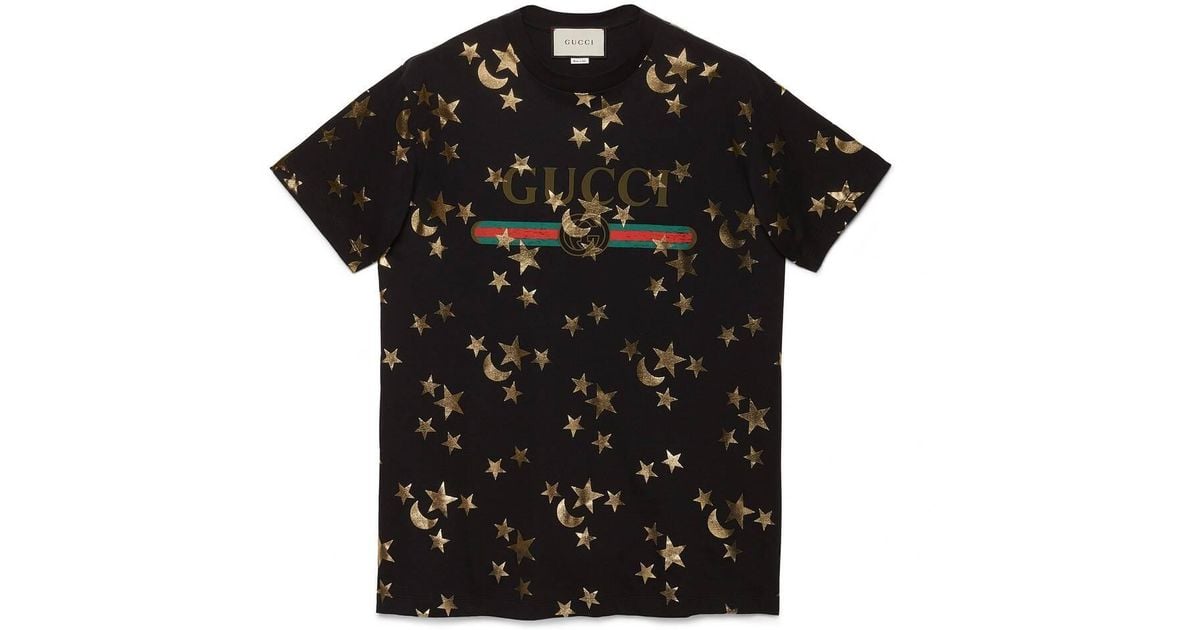 gucci shirt with stars