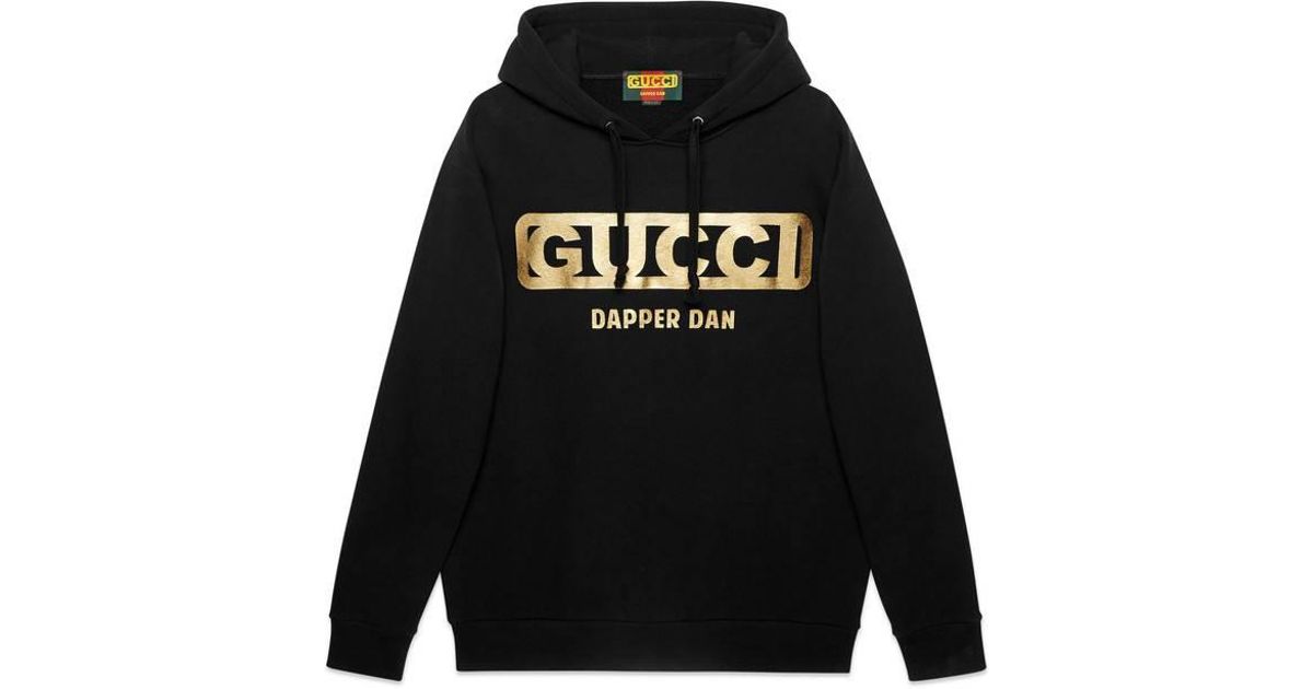 black and gold gucci hoodie