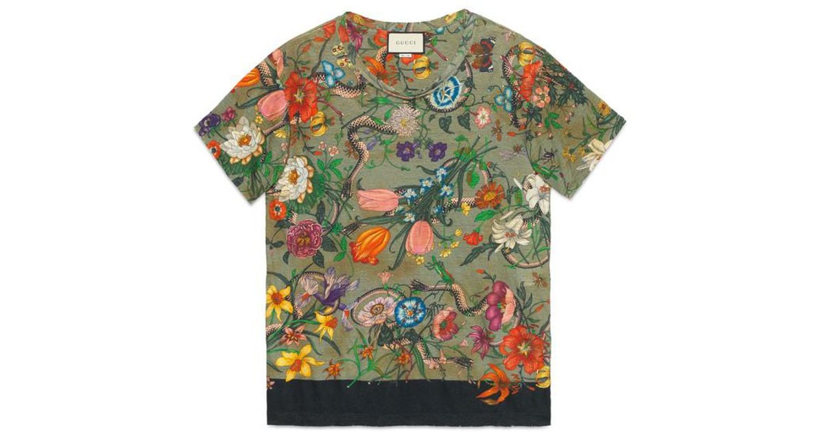 gucci flora shirt