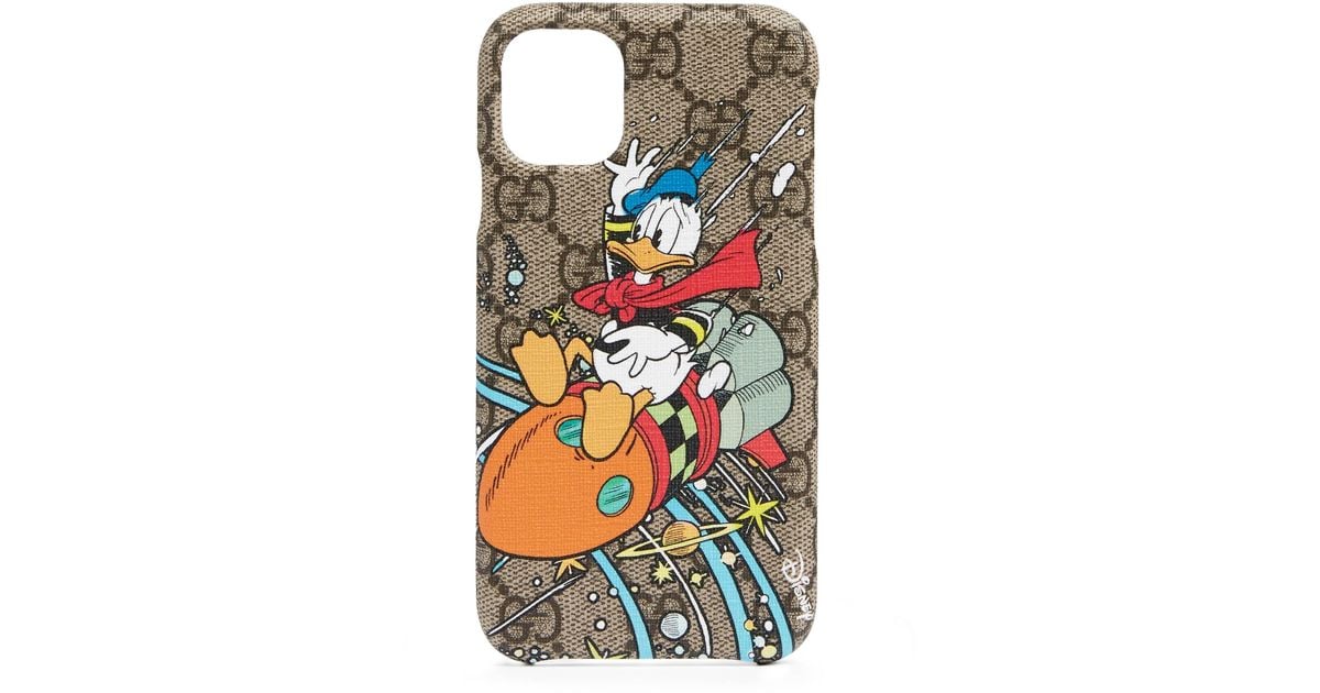 Gucci Disney X Donald Duck Iphone 11 Case in Natural for Men | Lyst