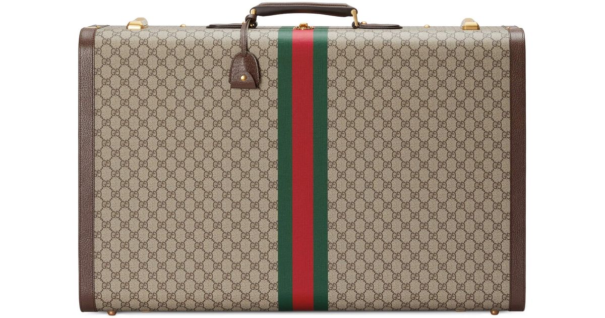 Gucci Canvas GG Extra Large Suitcase 