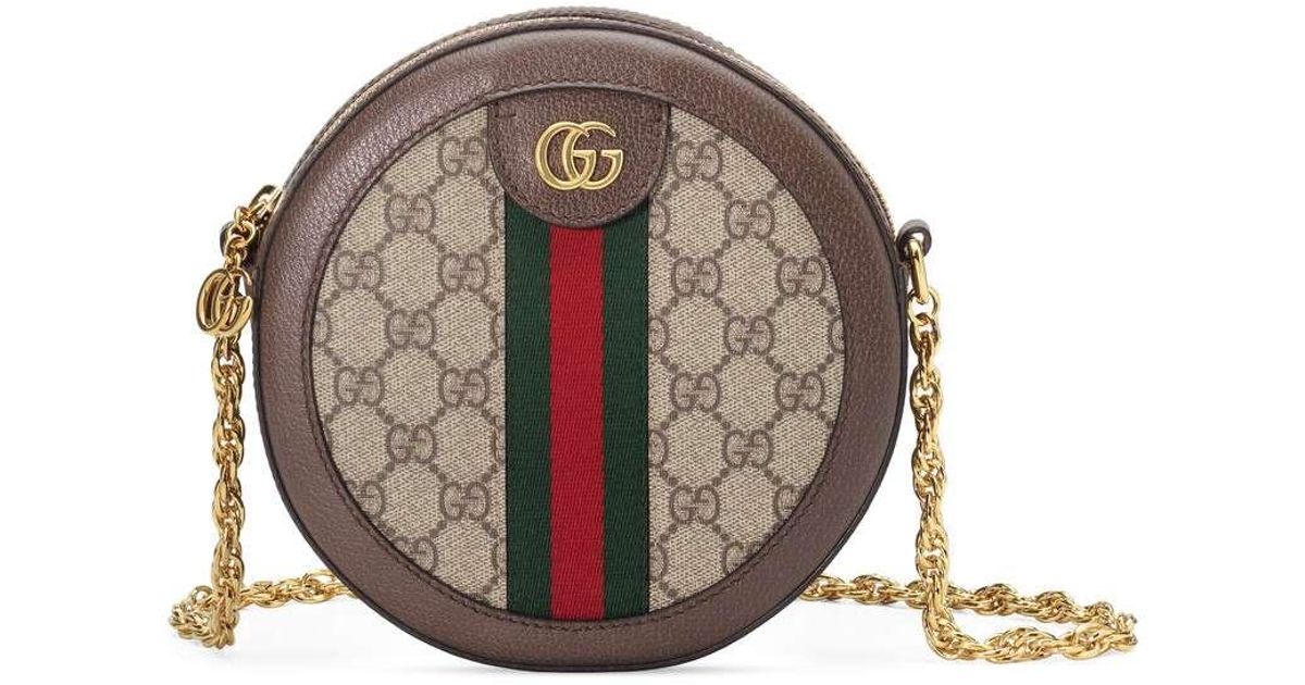 gucci ophidia mini gg round shoulder bag