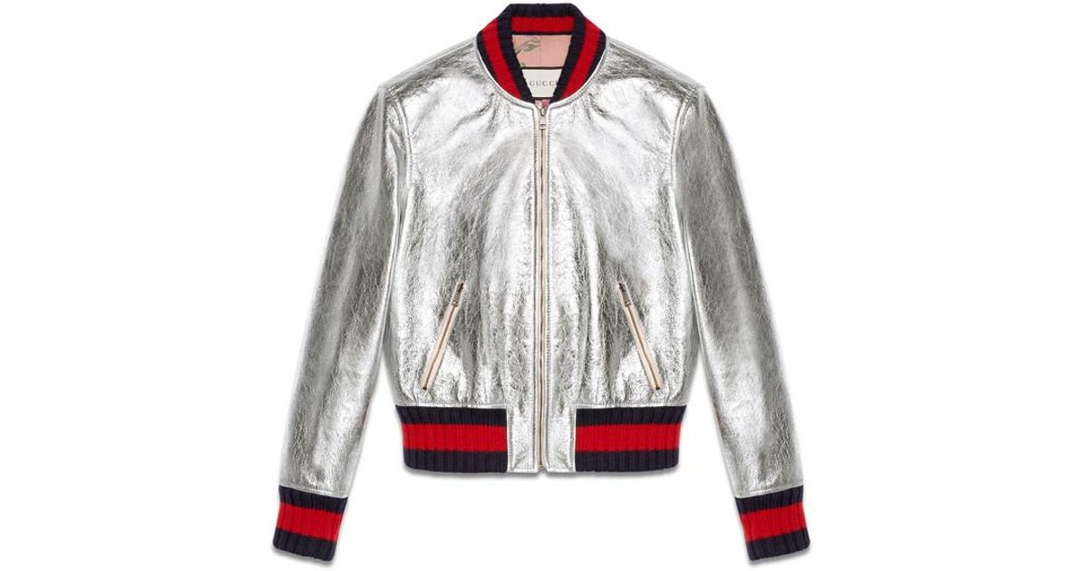 gucci silver jacket