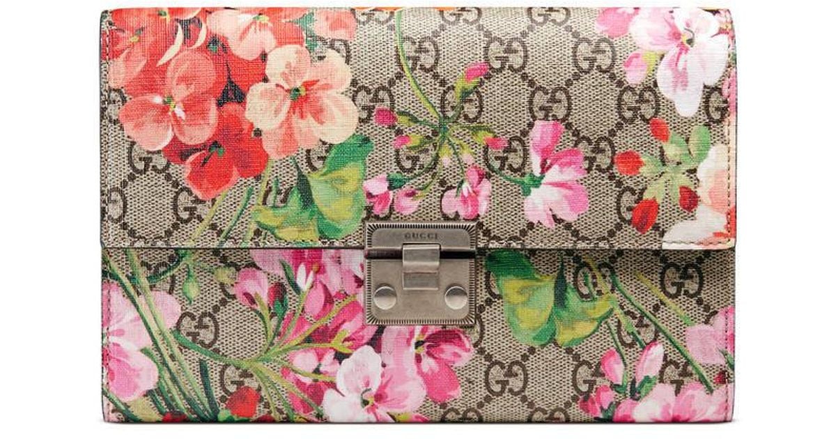 gucci blooms padlock bag