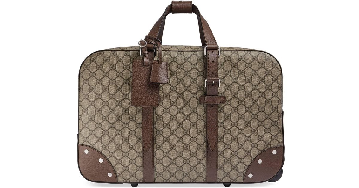 Gucci Carryon With Wheels in Natural for Men Lyst