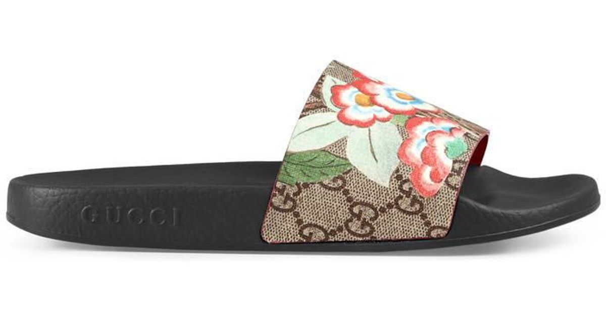 gucci tian slides womens