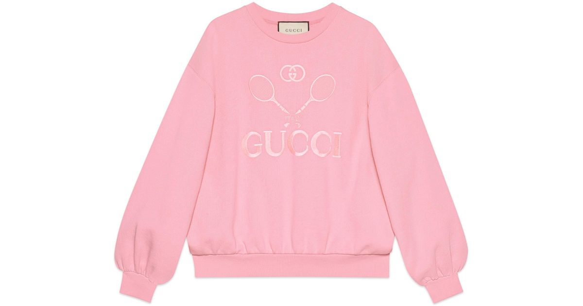 Gucci Cotton Oversize Sweatshirt With 