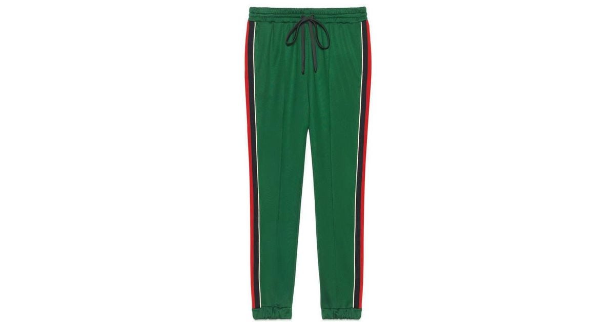 green gucci joggers