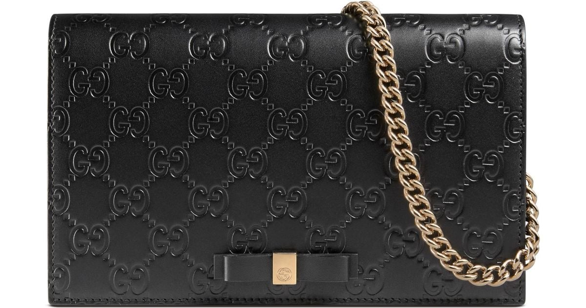 gucci signature purse