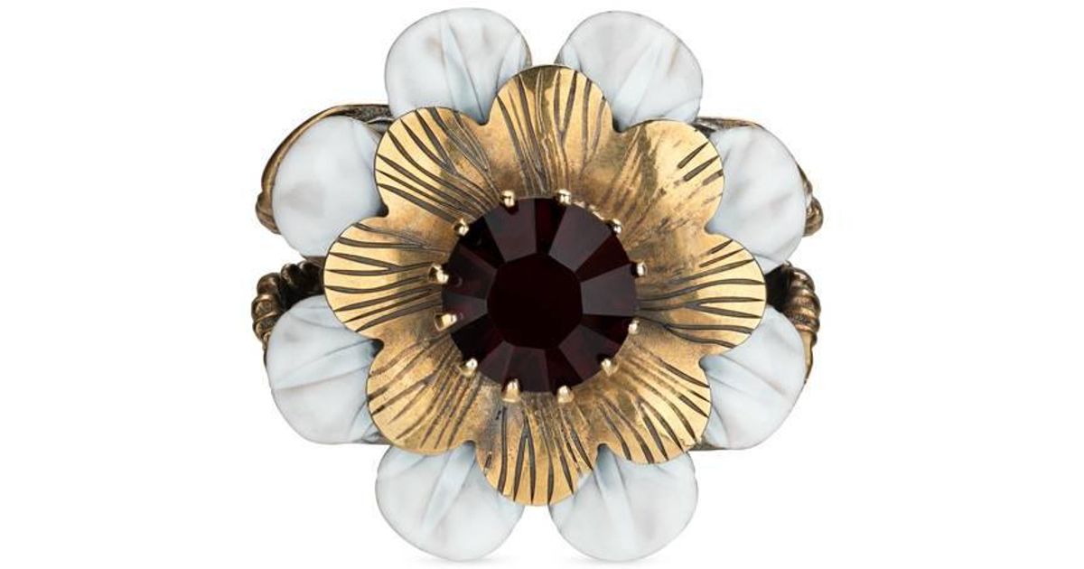 gucci flower ring