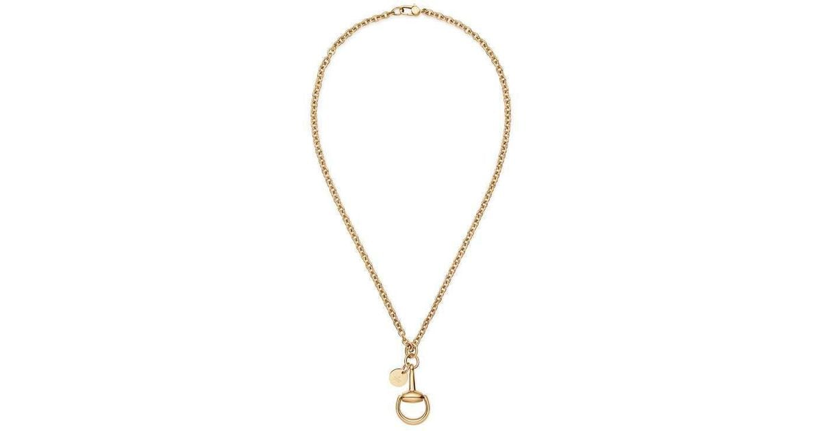 Gucci Velvet Horsebit Necklace With 