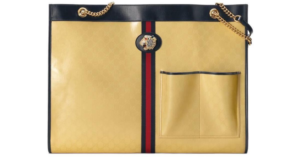 gucci rajah maxi tote