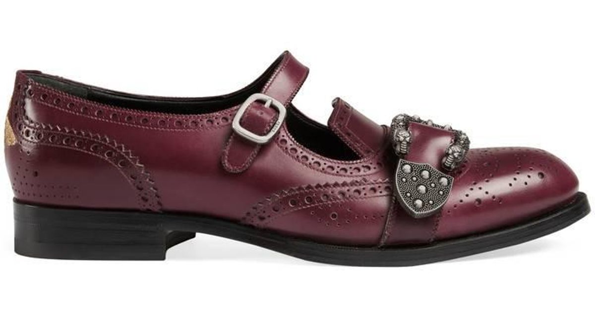Gucci Leather Queercore Brogue Monk 