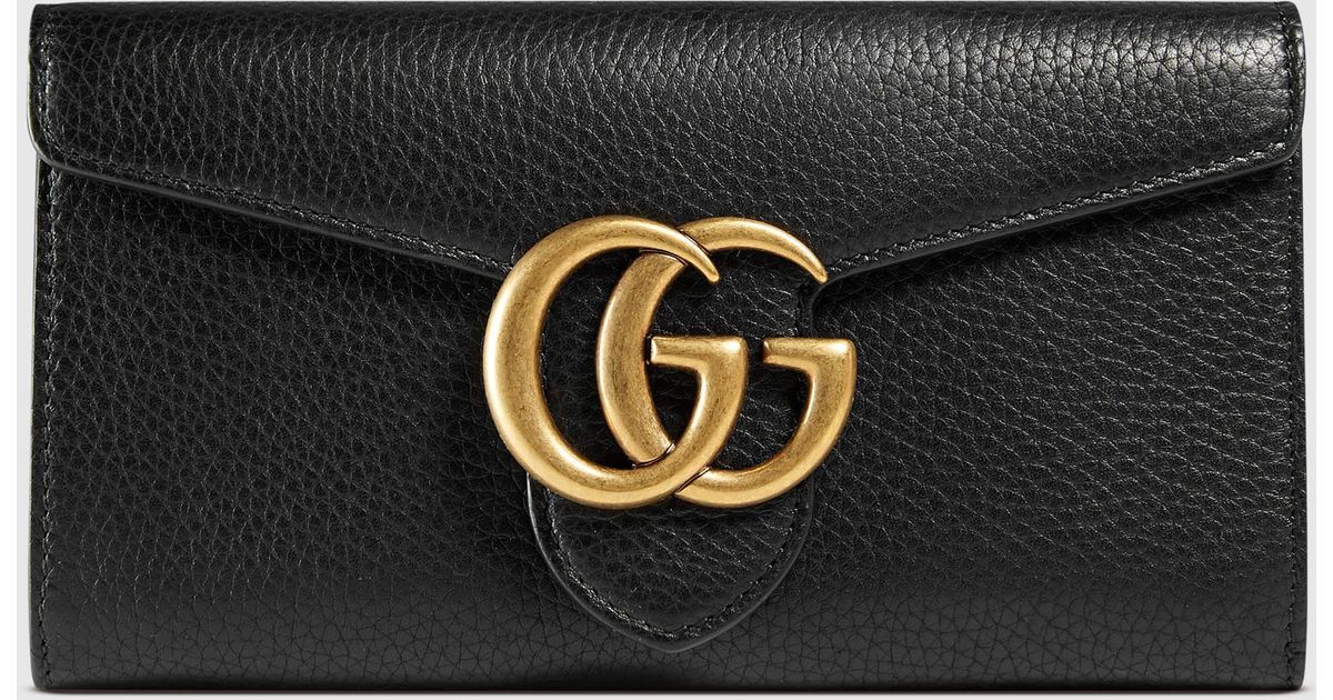 gucci marmont continental wallet