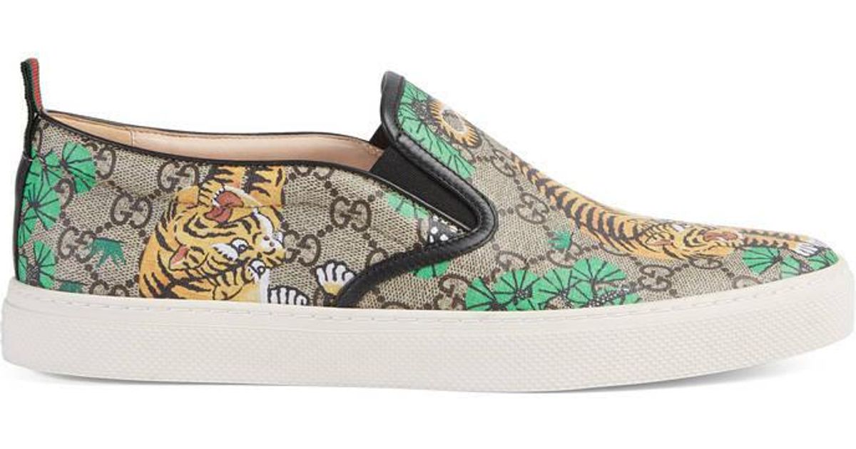 Gucci Canvas Bengal Slip-on Sneaker for 