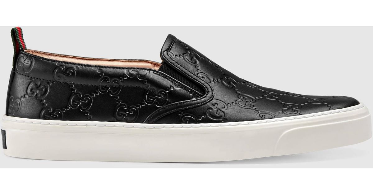 gucci signature slip on