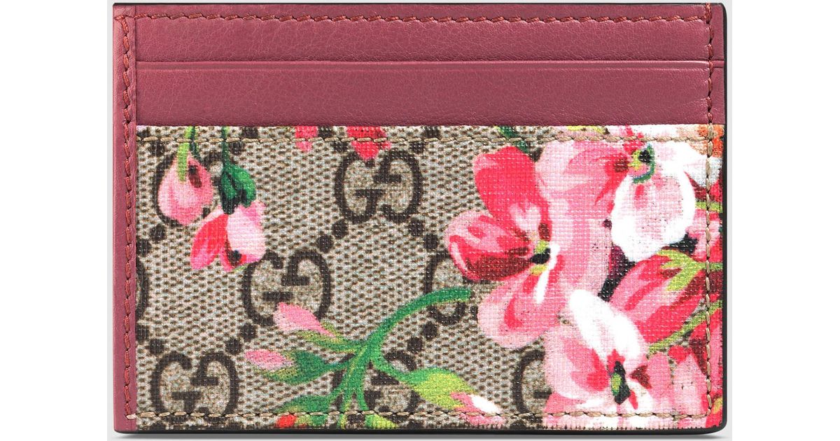 Gucci GG Blooms Key Pouch - Brown Wallets, Accessories - GUC166093