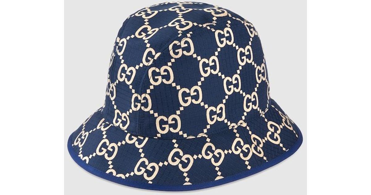 GUCCI グッチ GG Logo Oversized Bucket Hat Gucci Oversized GG Logo Bucket Hat in Beige | LN-CC