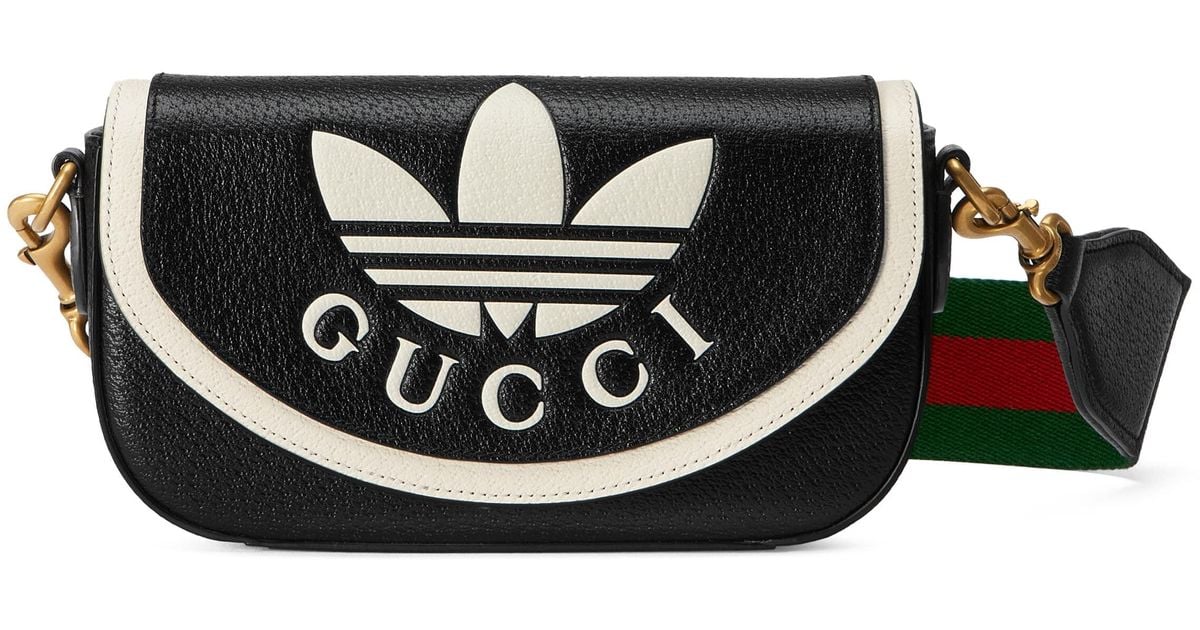 Gucci x adidas Small Shoulder Bag Black