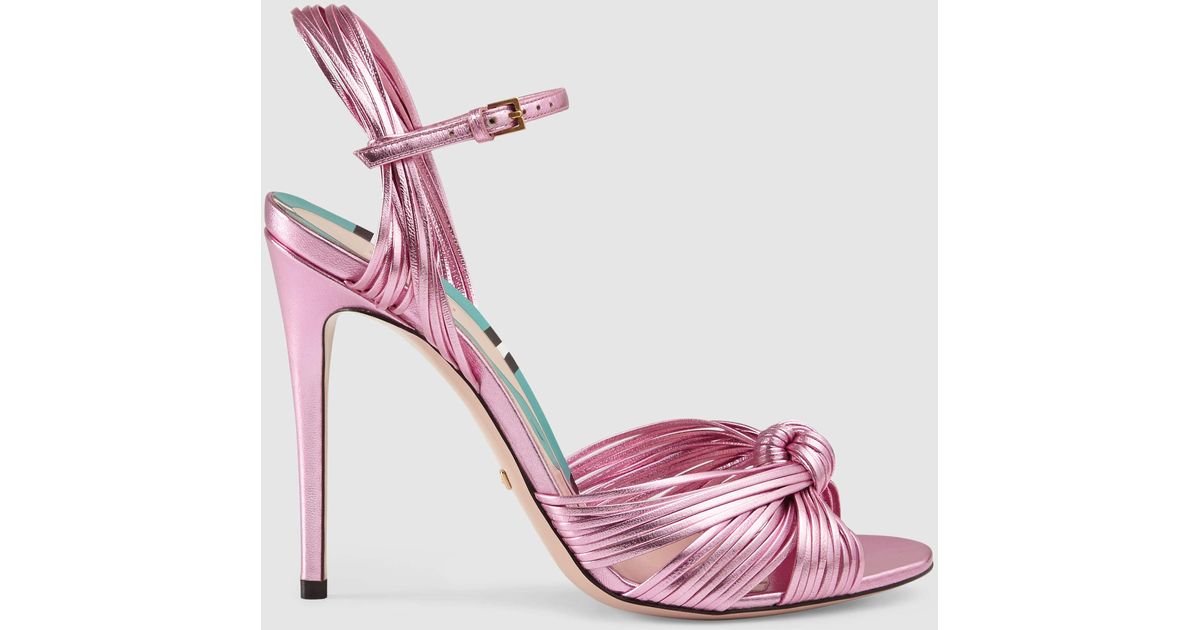 gucci allie knotted sandals