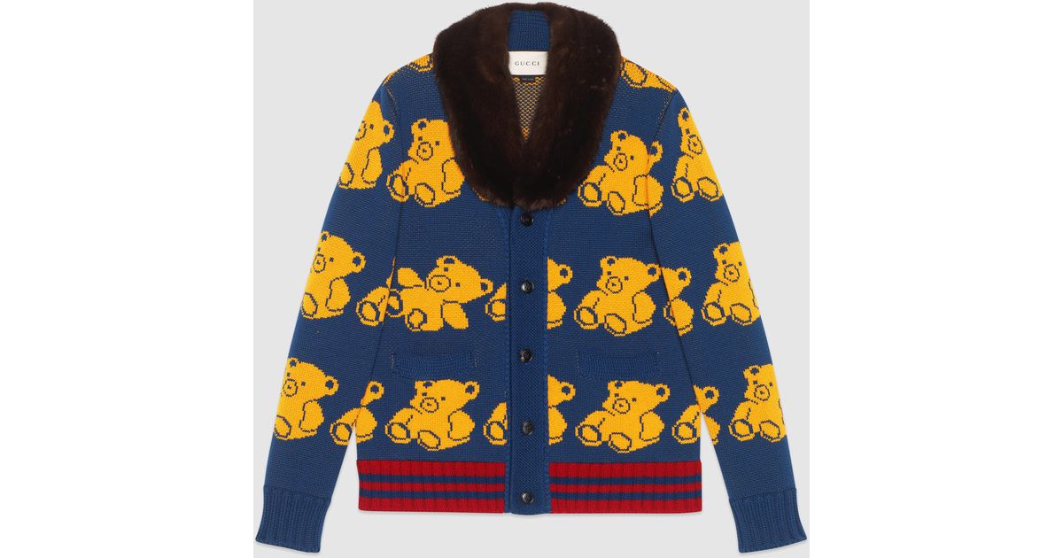 gucci bear sweater