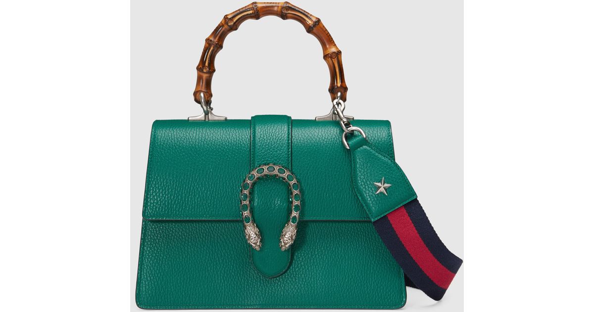 gucci dionysus green leather