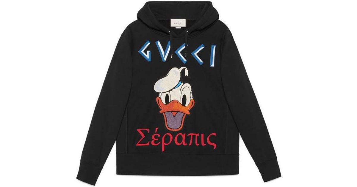 Gucci Cotton Sweatshirt With Donald 