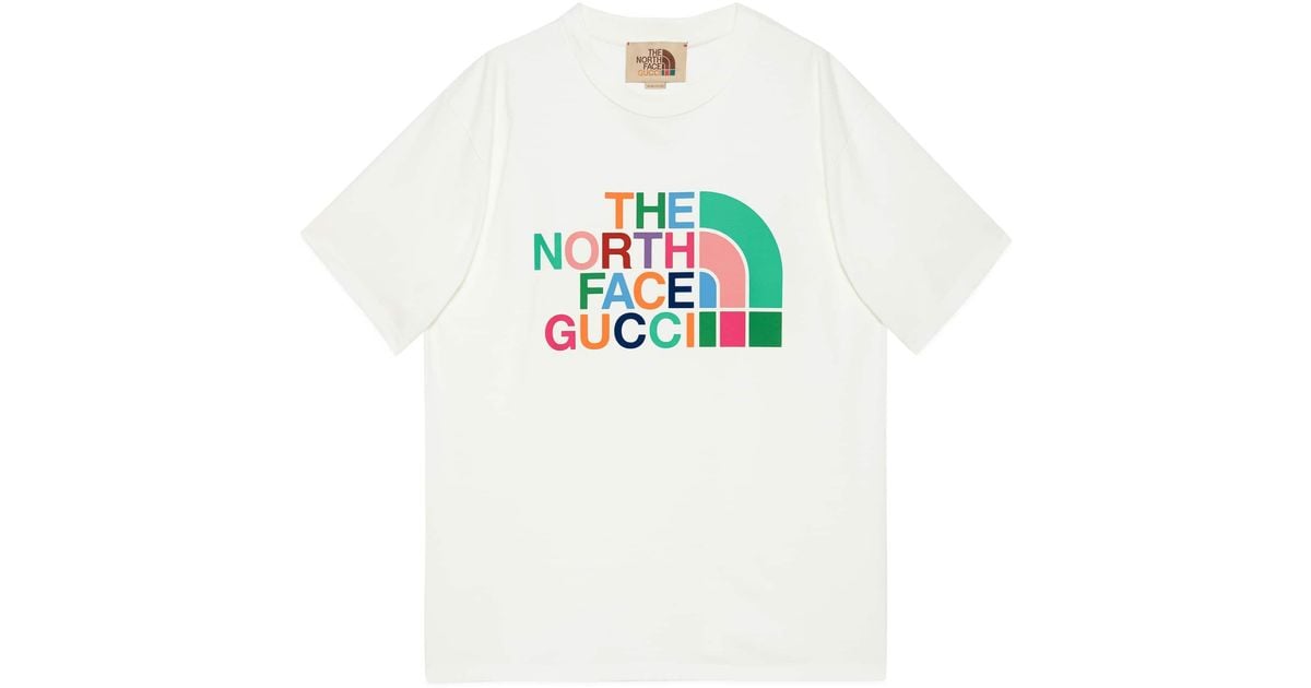 Gucci The North Face X T-shirt in White for Men | Lyst