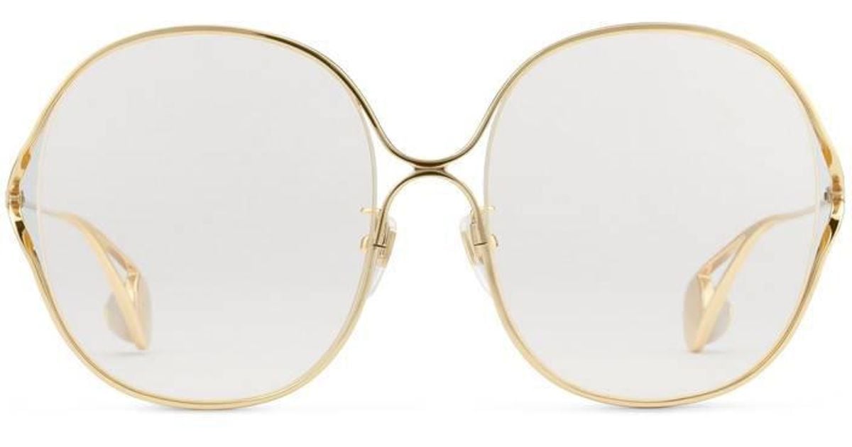 gucci metal glasses