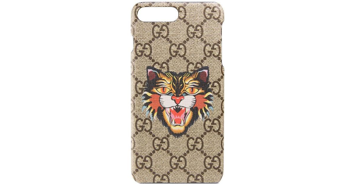 Angry Cat Print Iphone 7 Plus Case 