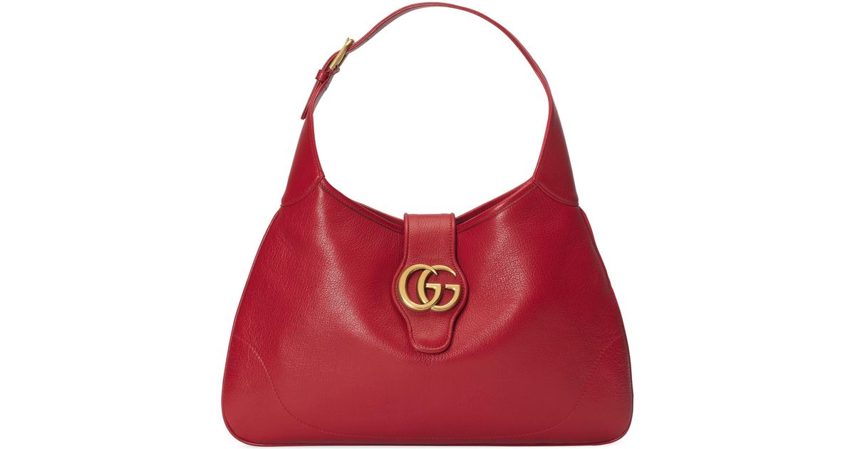 Gucci Aphrodite Medium Shoulder Bag In Red Lyst 