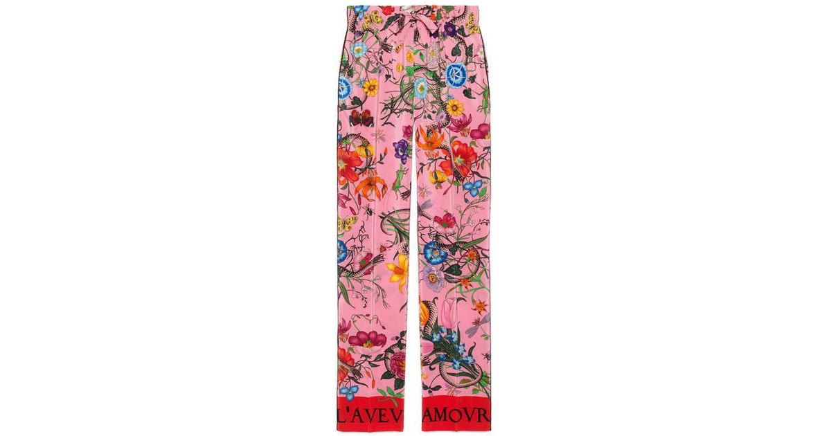 gucci snake trousers