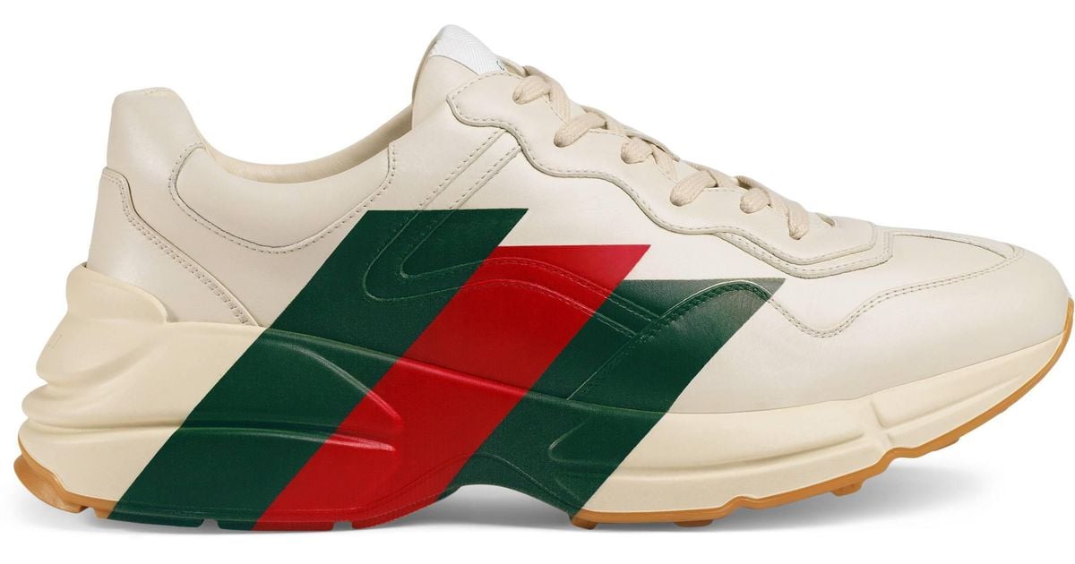 gucci rhyton sneakers mens